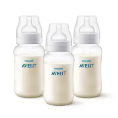 AVENT - Set de 3 mamadera anti-colic 330 ML libre de BPA