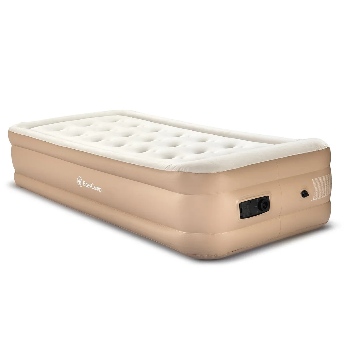 BOSSCAMP - Colchón Cama Inflable Eléctrico Twin individual BossCamp