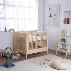 LATAM HOME - Cuna Evolutiva Zen Baby Borja Madera 100X70 + Colchon