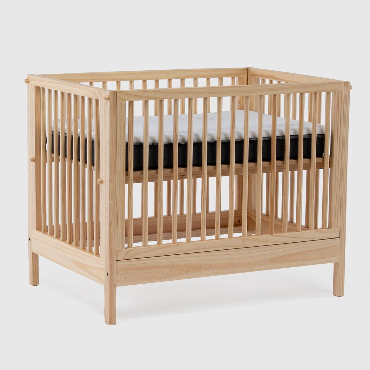 LATAM HOME - Cuna Evolutiva Zen Baby Borja Madera 100X70 + Colchon