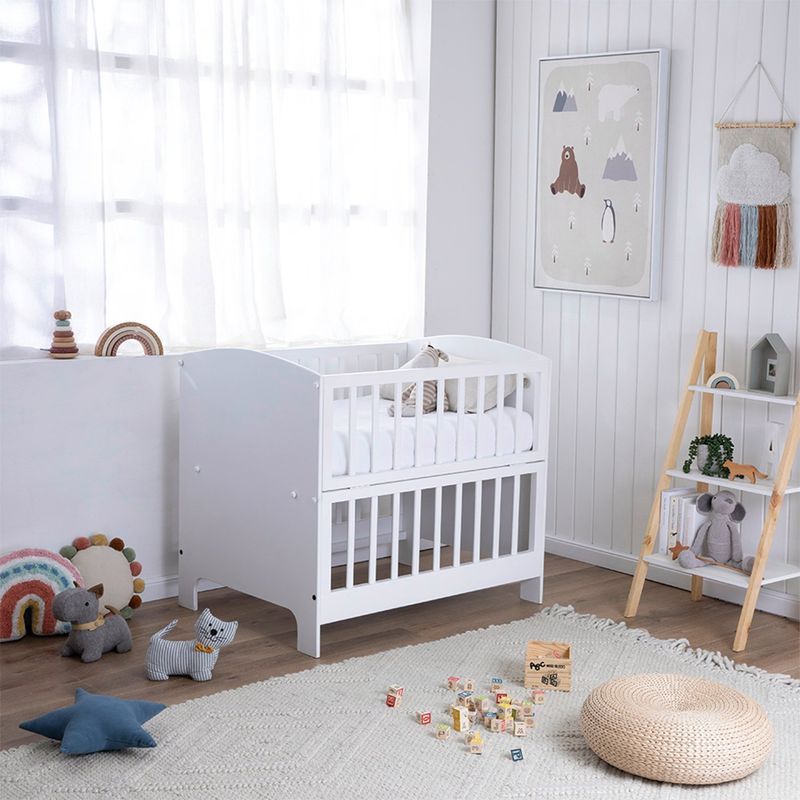 LATAM HOME - Cuna Evolutiva Zen Baby Alba 100X70  + Colchon