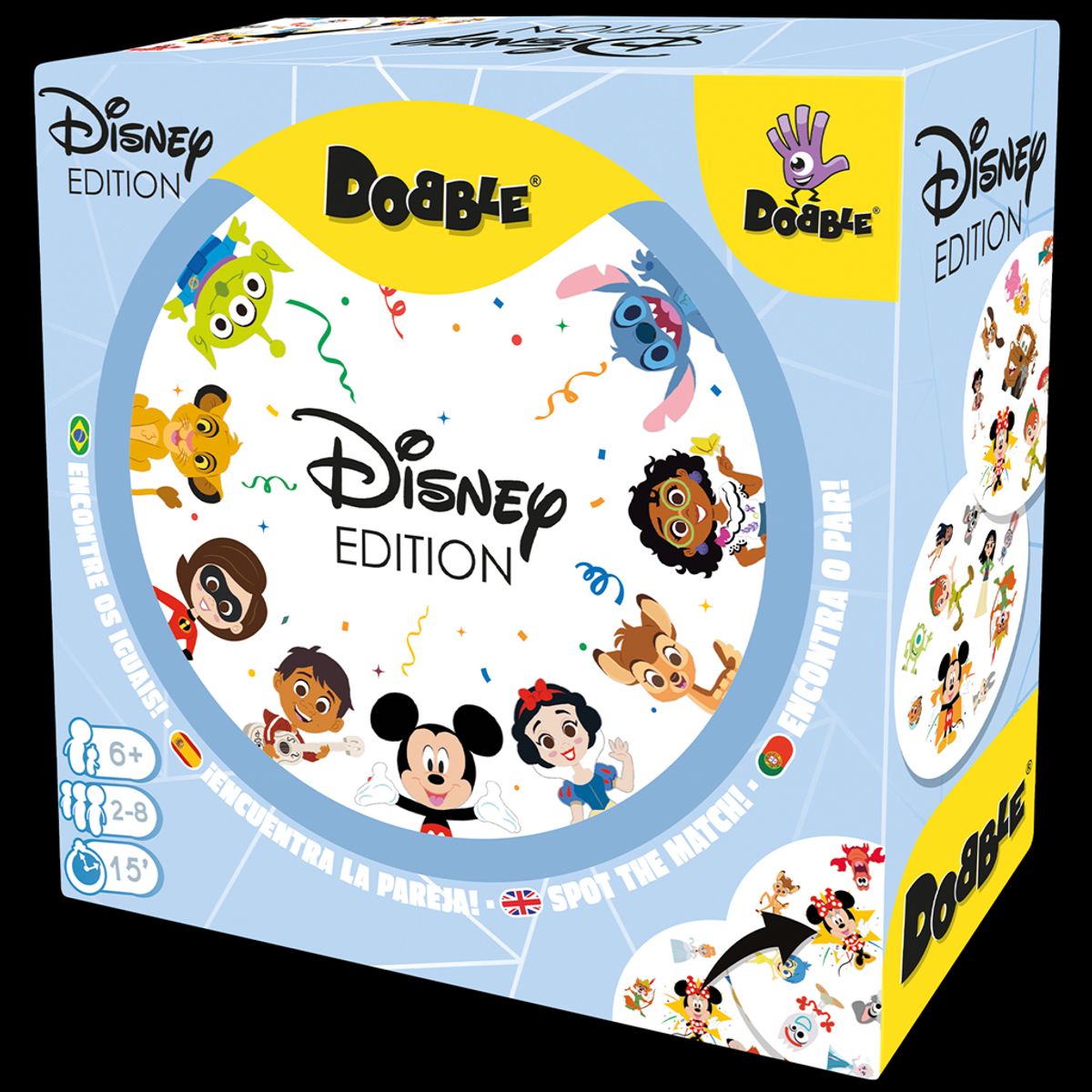 ZYGOMATIC - Dobble Disney - Juego de Mesa - Original - En Español