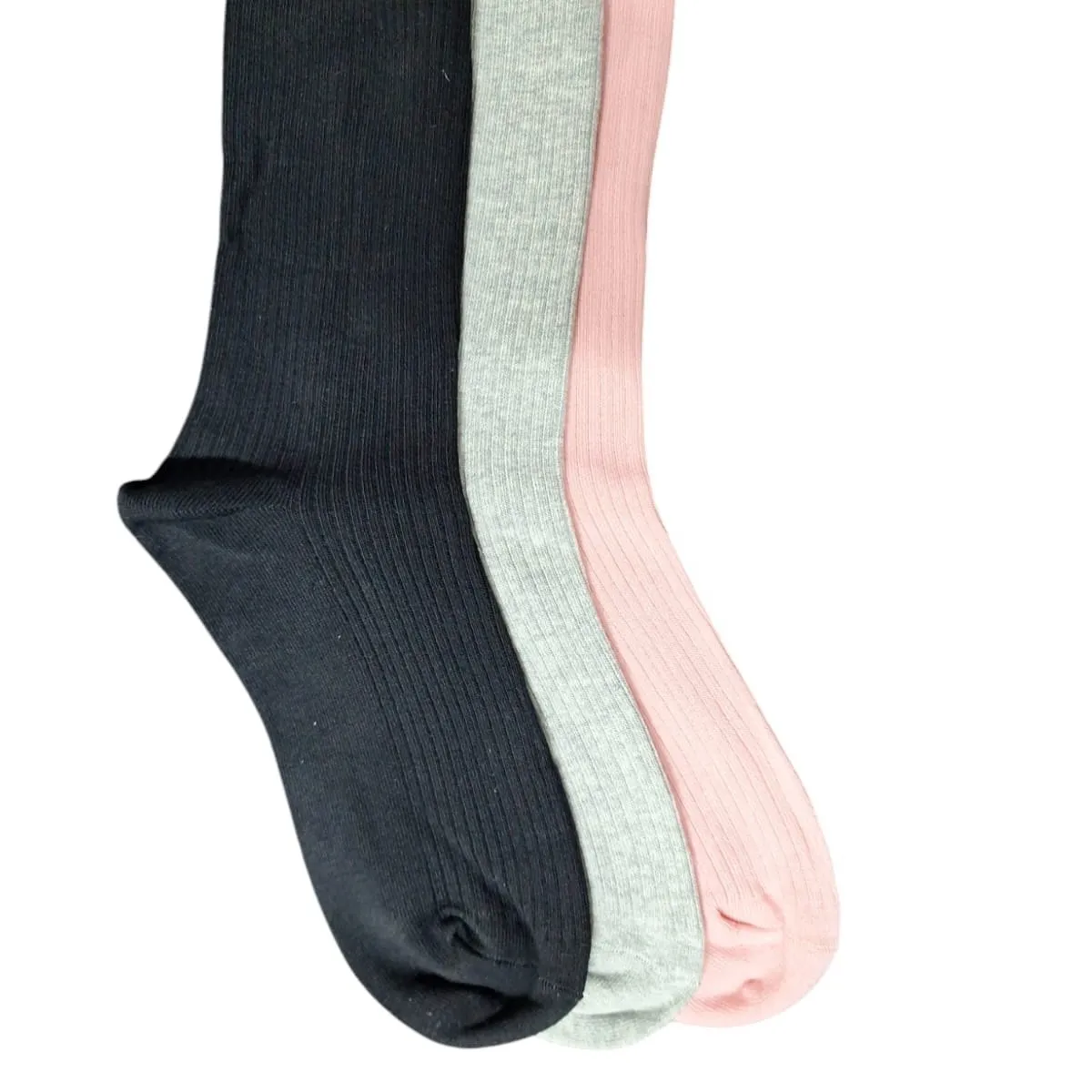 GARSIL - Calcetines Calceta De Algodon Para Mujer - Puño Antipresion - Docena