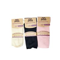 X6 Calcetines De Vestir Calceta De Algodon De Mujer - Puño Antipresion