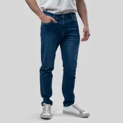 TRAUKO - Jeans Hombre Algodón Azul Blue