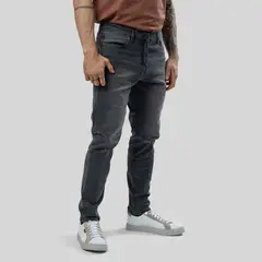 TRAUKO - Jeans Hombre Algodón GrisTrauko Grey
