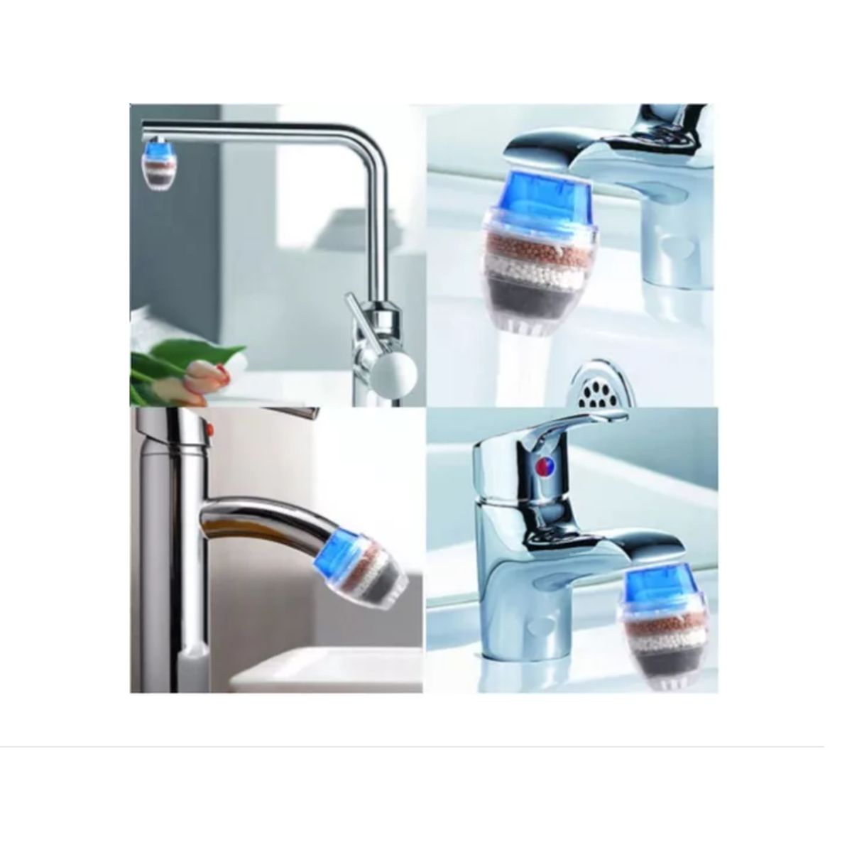 GENERICO - Lleva 2 Filtros Agua , Purificador De Agua Llave , Filtro