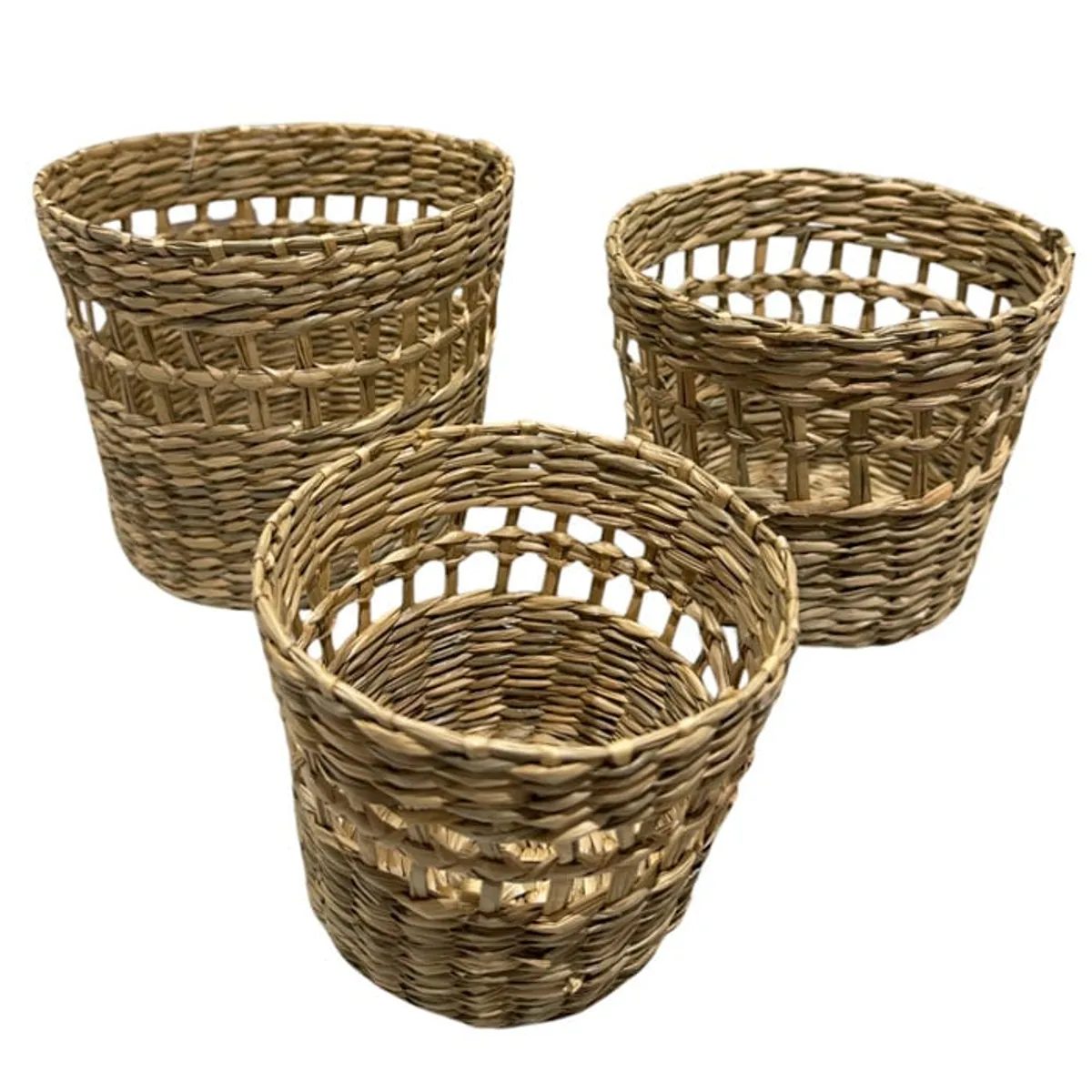 BRIC - Cestas Caladas para Decoración X3.