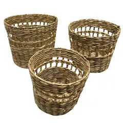 BRIC - Cestas Caladas para Decoración X3