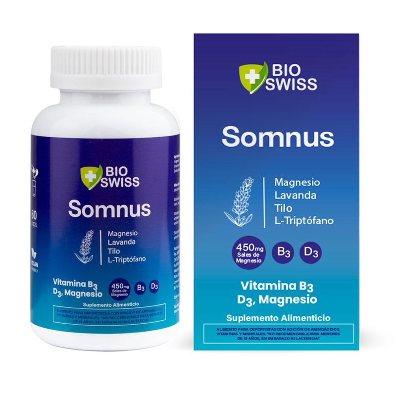 BIO SWISS LAB - SOMNUS DESCANSO PROFUNDO Y REPARADOR