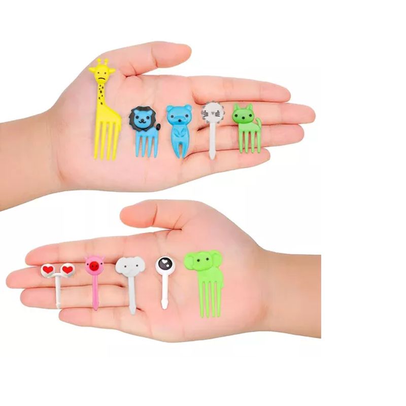 GENERICO - 52 Piezas Tenedor Con Diseño De De Animales Para Niños