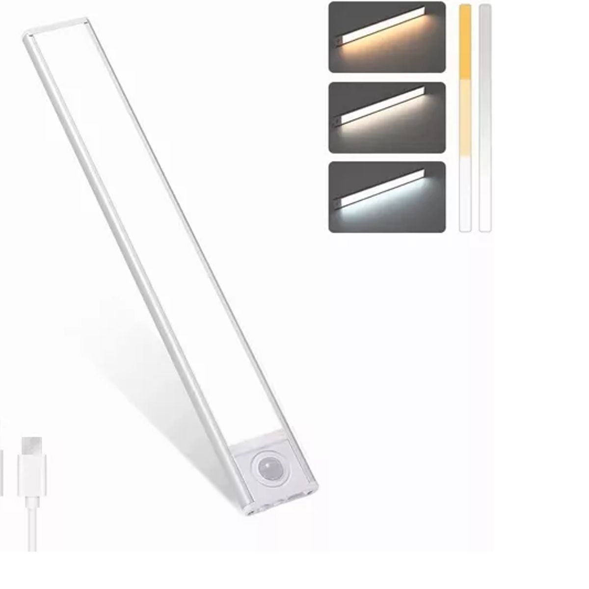 GENERICO - Luz Clóset Barra Con Sensor Movimiento 30cm Lámpara Armario