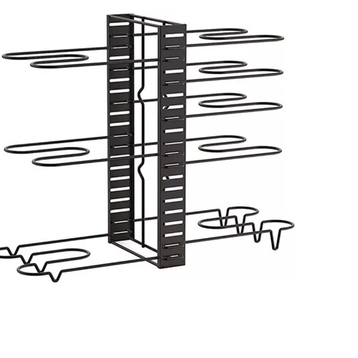 GENERICO - Organizador Cocina Ollas Tapas Sartenes 8 Estante Multiuso