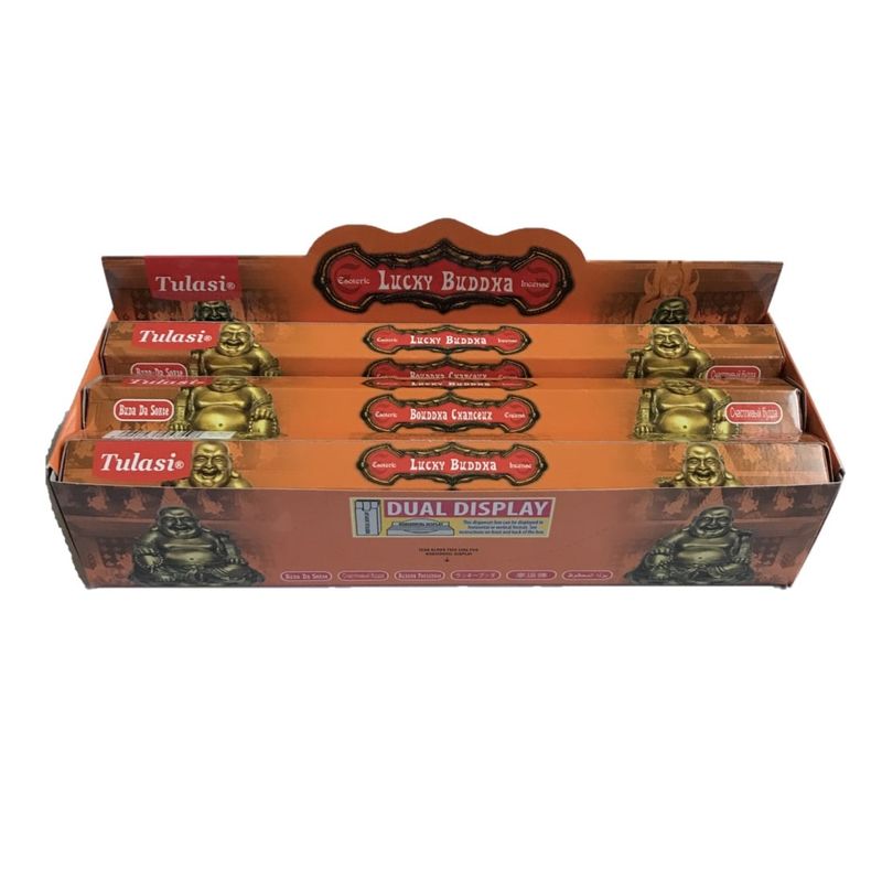 GENERICO - Incienso Aroma Buda De La Suerte Caja 6 Tubos Hexagonales