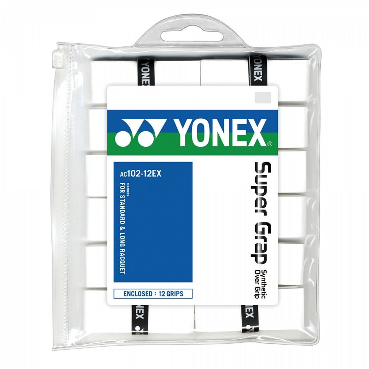 YONEX - OVERGRIP YONEX SUPER GRAP BLANCO X12