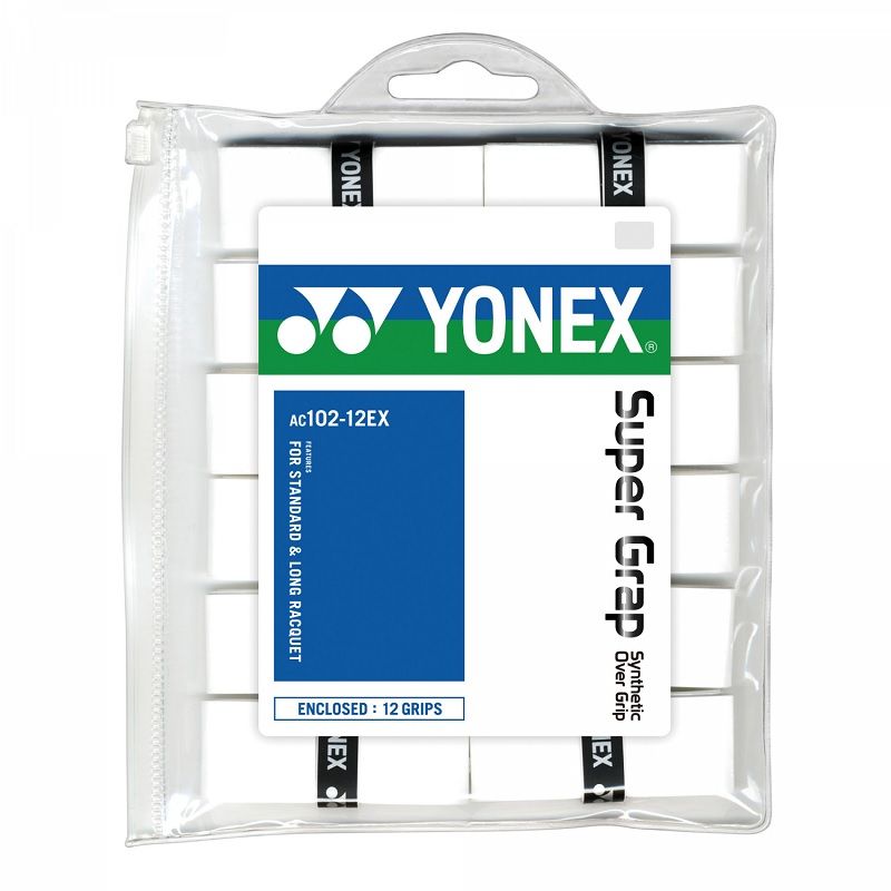 YONEX - OVERGRIP YONEX SUPER GRAP BLANCO X12