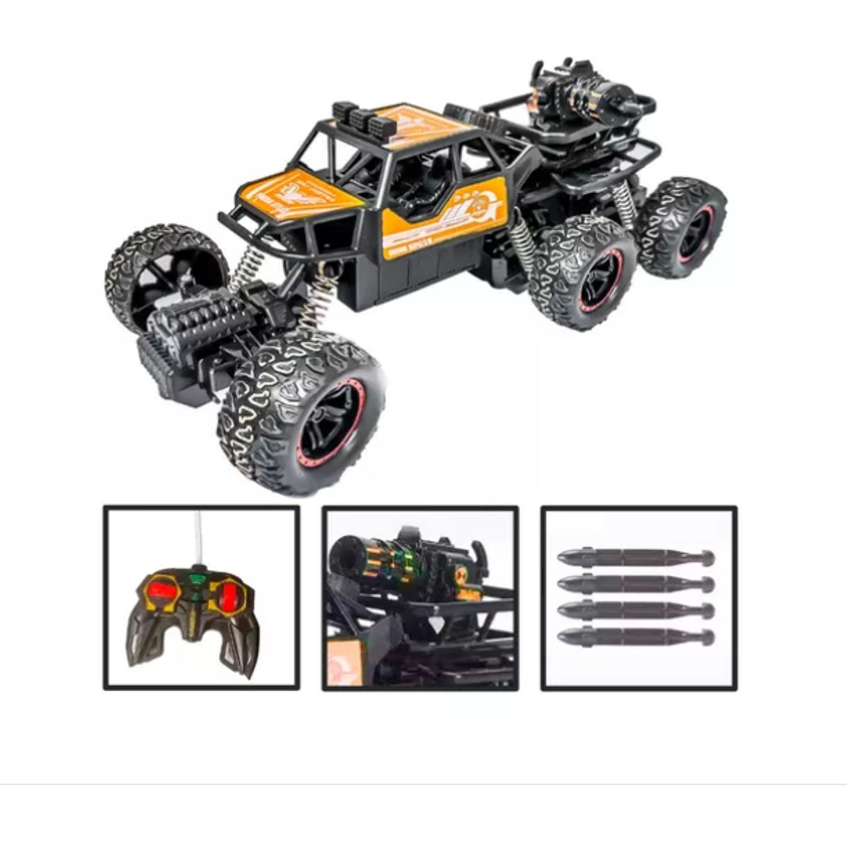 GENERICO - Auto A Control Remoto 6 Ruedas 4x4