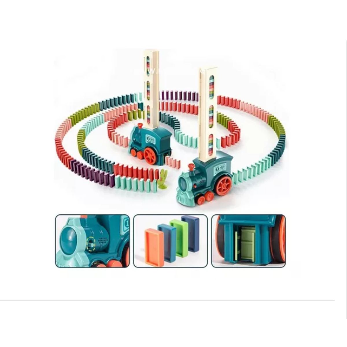 GENERICO - Juguete Trencito Domino Didactico Para Niños