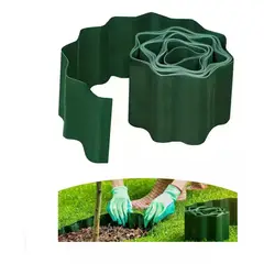 KUANGYE - 9m Valla De Plástico Para Jardín Y Césped De Para Paisajism