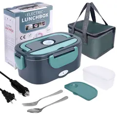BITART - Lonchera Eléctrica Portátil Calentador De Alimentos 2 En 1