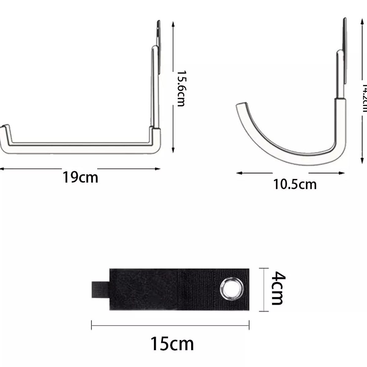 KUANGYE - Gancho Para Bicicletas Soporte Muro Portabicicleta De Pared