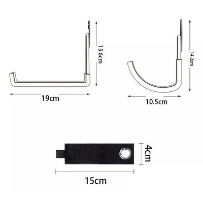 Imagen 2 del producto Gancho Para Bicicletas Soporte Muro Portabicicleta De Pared