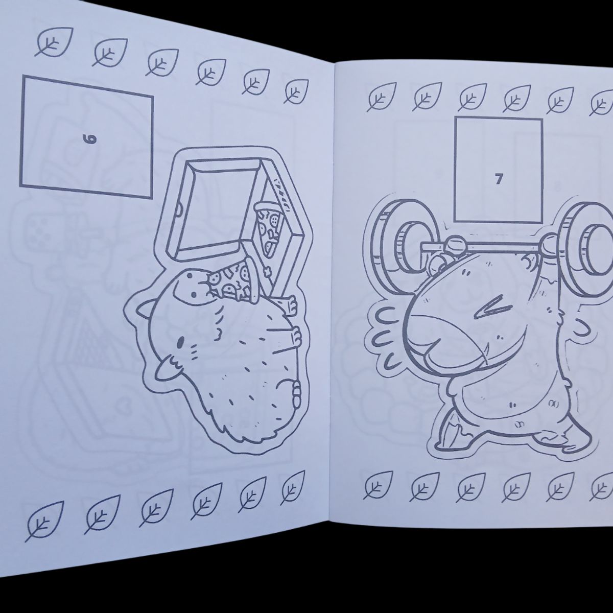 GENERICO - Libro Para Pintar Capibara con stickers