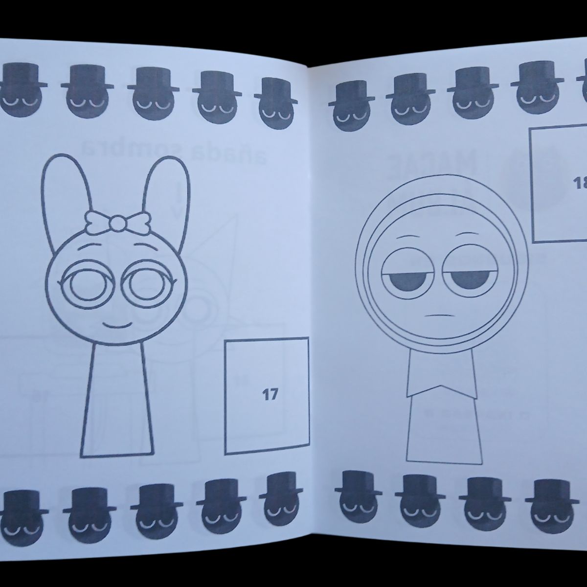 GENERICO - Libro para pintar Sprunki con stickers