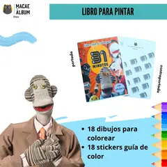 GENERICO - Libro Para Pintar 31 minutos con stickers