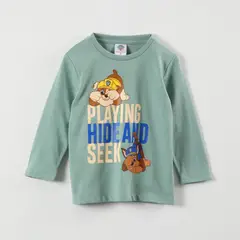 PAW PATROL - Polera Manga Larga Niño Hide And Seek Verde