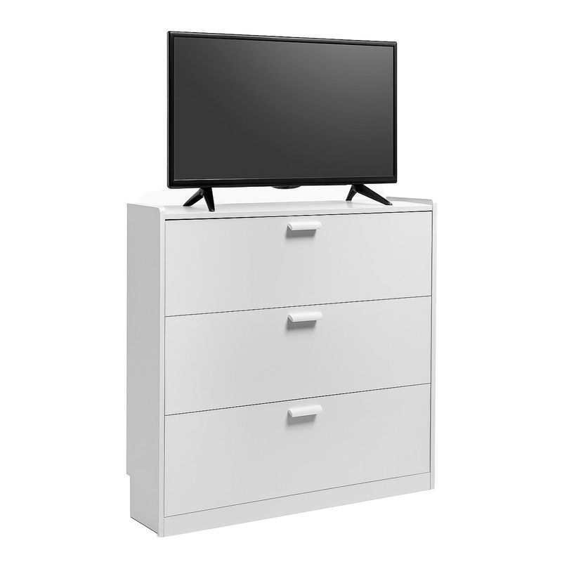 GLOBAL LATIN GROUP - Mueble Zapatero Organizador Estante Zapatos VTRIN 120x100x30 - Blanco