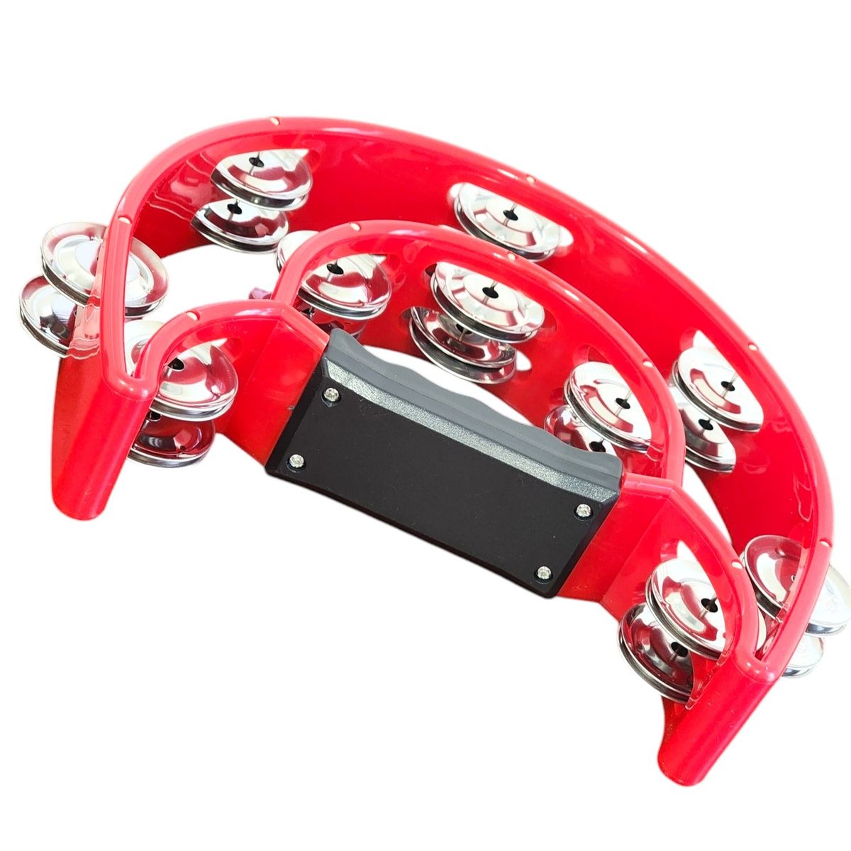 HENDRIX - Pandero Musical Media Luna Hendrix Rojo 20x20 cm