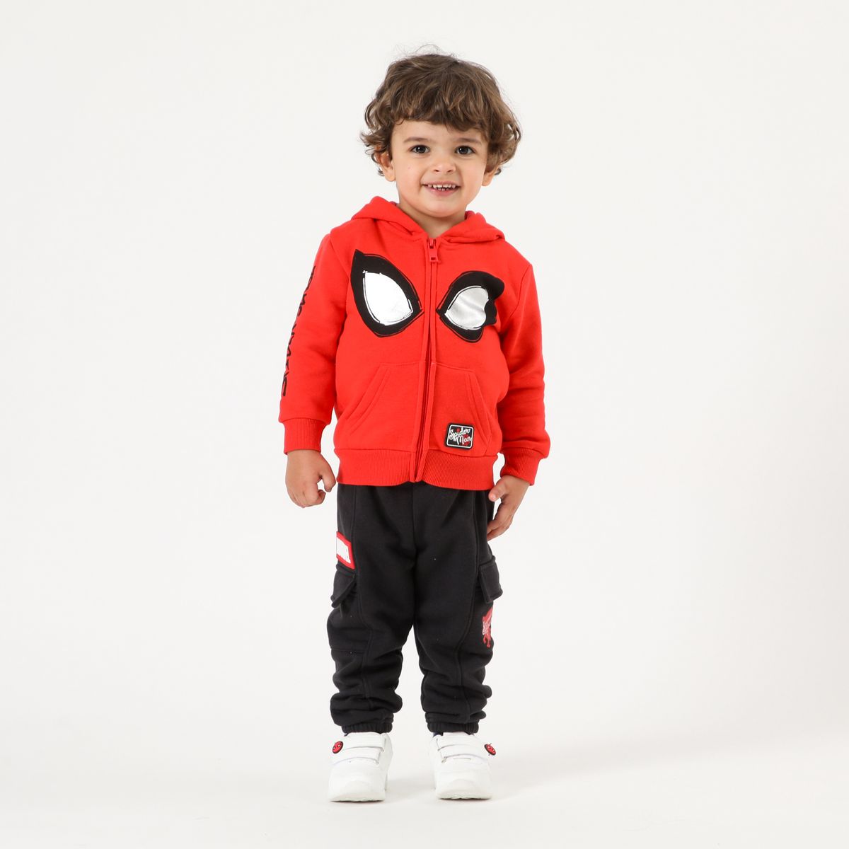 MARVEL - Buzo Niño Spiderman Mascara Rojo Marvel