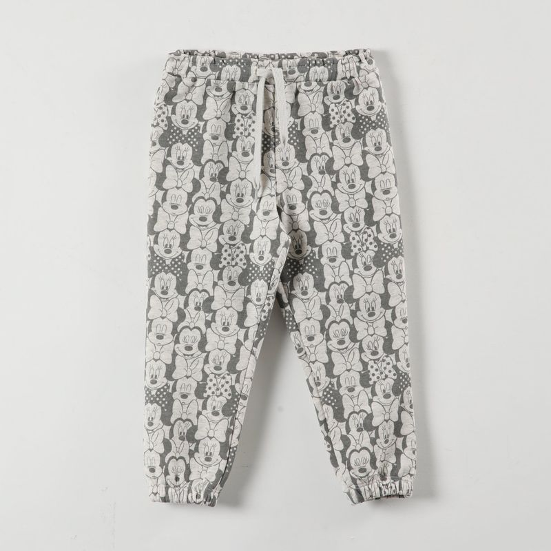 DISNEY - Pantalon De Buzo Niña Minnie Caritas Gris Disney