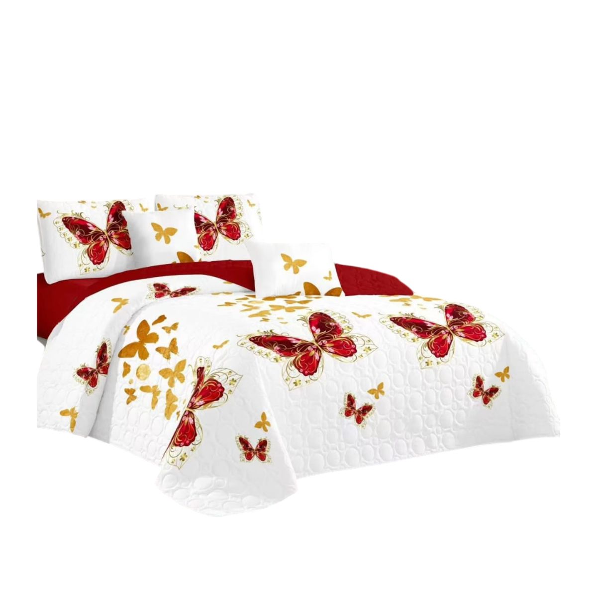 GENERICO - Cubrecama Quilt De Verano 2 Plazas Diseños Estampados Floral