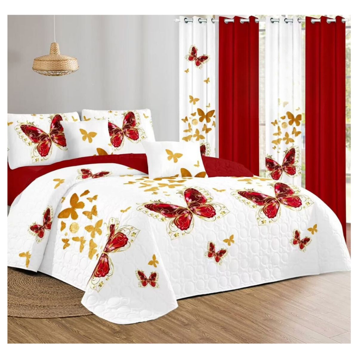 GENERICO - Cubrecama Quilt De Verano 2 Plazas Diseños Estampados Floral