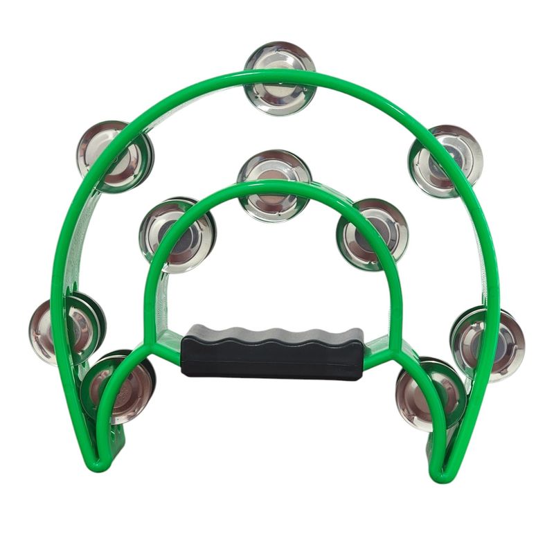 HENDRIX - Pandero Musical Media Luna Hendrix Verde 20x20 cm