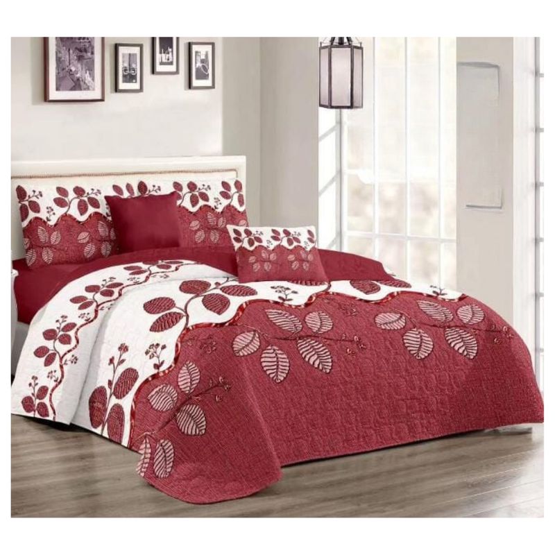 GENERICO - Cubrecama Quilt De Verano 2 Plazas Diseños Estampados Floral