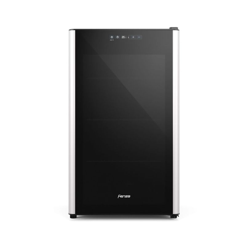 FENSA - Beer Cooler Fensa 96L Multipropósito Panel Digital y Luz LED BCG96 Negra
