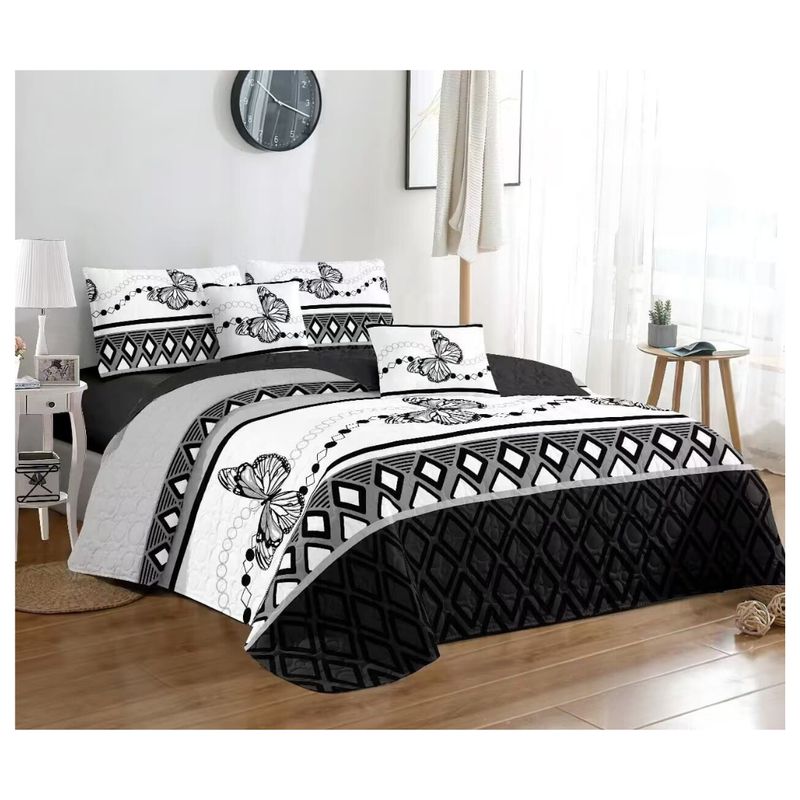 GENERICO - Cubrecama Quilt De Verano 2 Plazas Diseños Estampados Floral