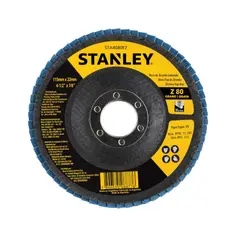 STANLEY - Disco flap de zirconio 4-1/2” grano 80 STA4080FZ-BR