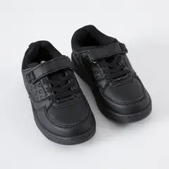 DISNEY - Zapatilla Escolar Niña Minnie Puntos Negro
