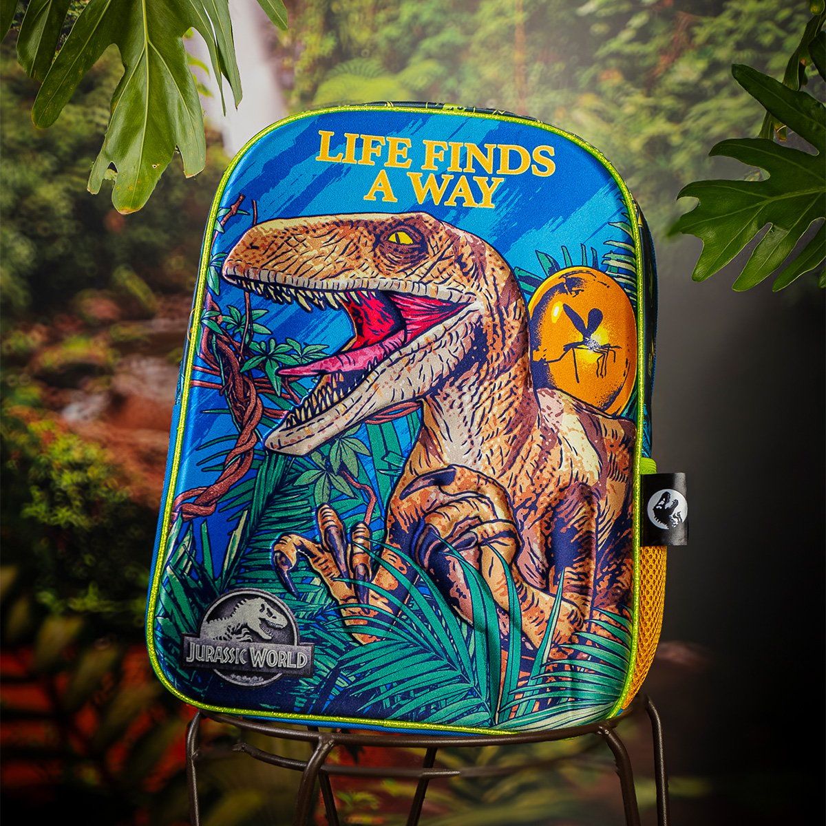 YADATEX - Set Mochila Lonchera Estuche Colegio Escolar Jurasic Park T-rex Niños