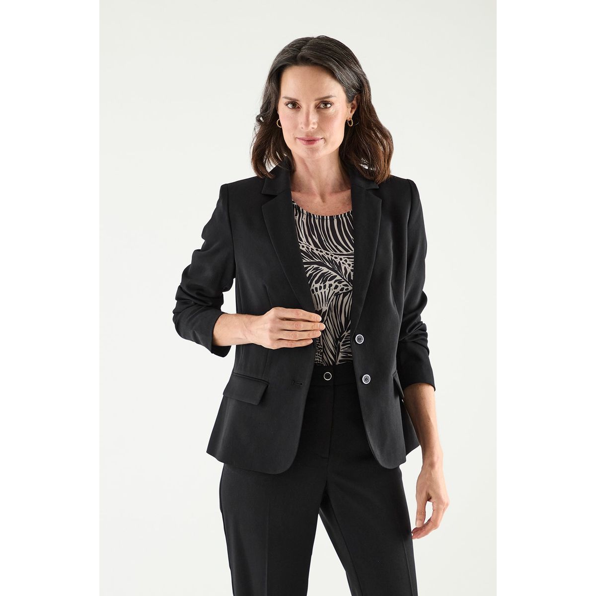 MA GRIFFE - Blazer Negro Mujer Magriffe