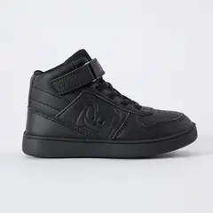 SONIC - Zapatilla Escolar Niño Caña Negro