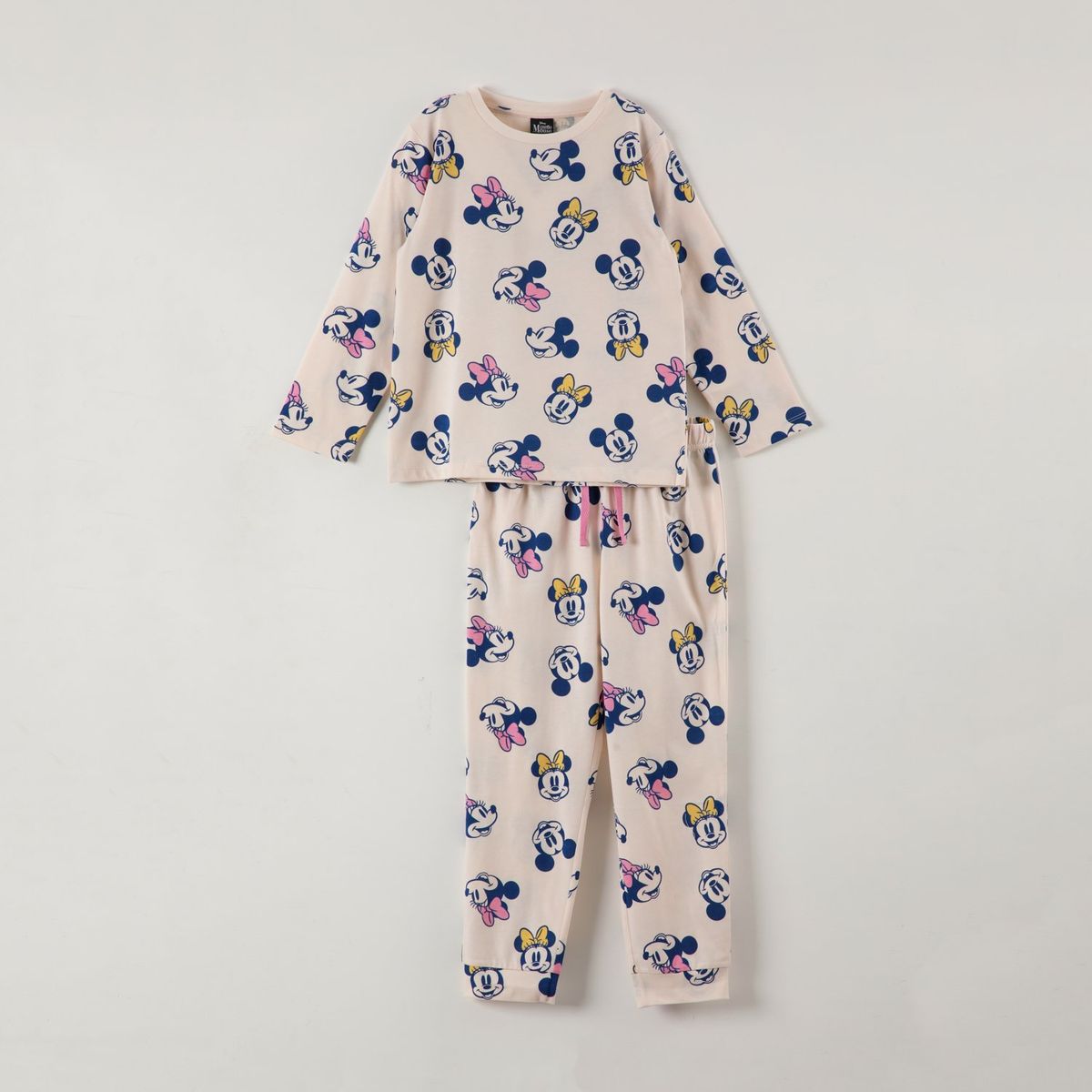 DISNEY - Pijama Niña Minnie Faces Beige Disney