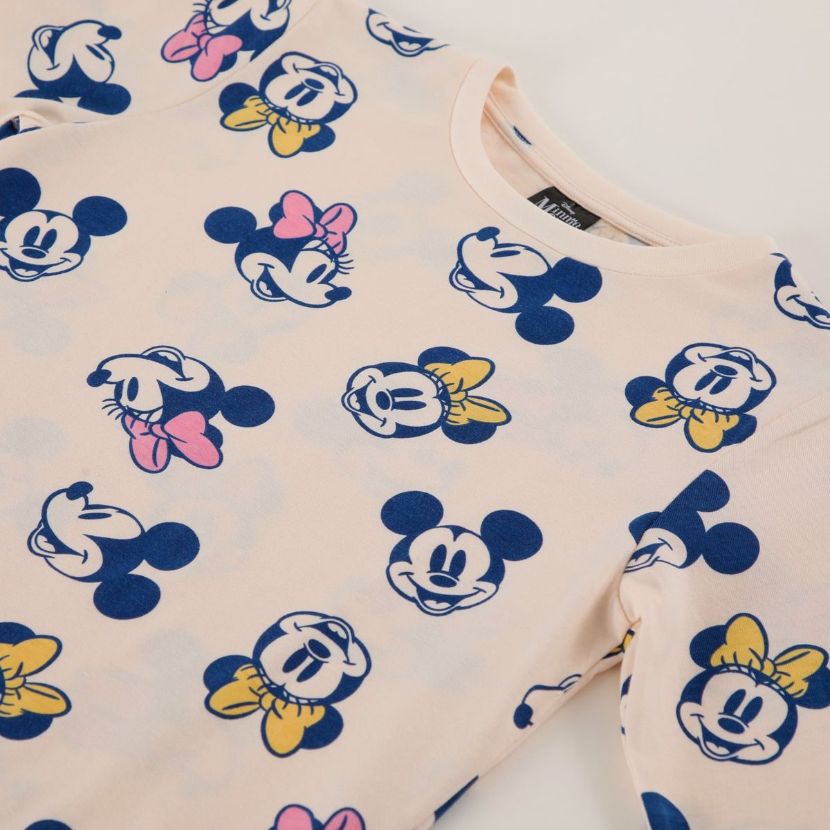 DISNEY - Pijama Niña Minnie Faces Beige Disney