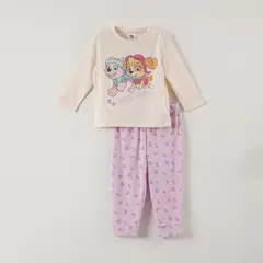 PAW PATROL - Pijama Niña Pups Rule Beige