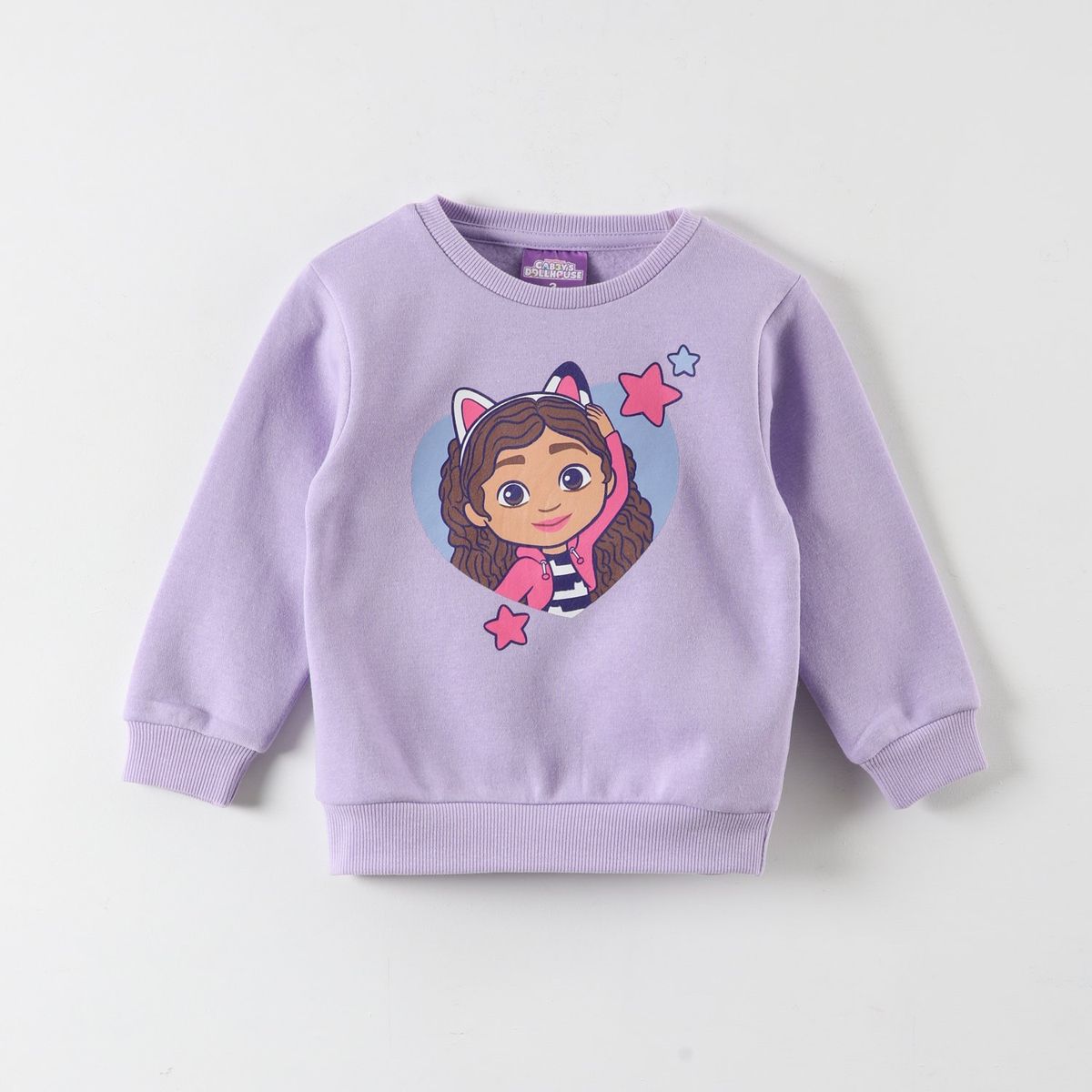 LA CASA DE GABBY - Poleron Niña Corazones Morado Gabby Doll House