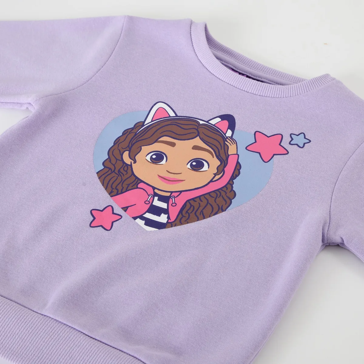 LA CASA DE GABBY - Poleron Niña Corazones Morado Gabby Doll House